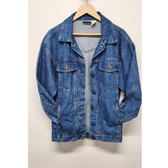 Rare Vintage, Y2K Sears TOUR DE FRANCE Men's Denim Jacket Made In USA, Size: Med - Picture 1 of 13